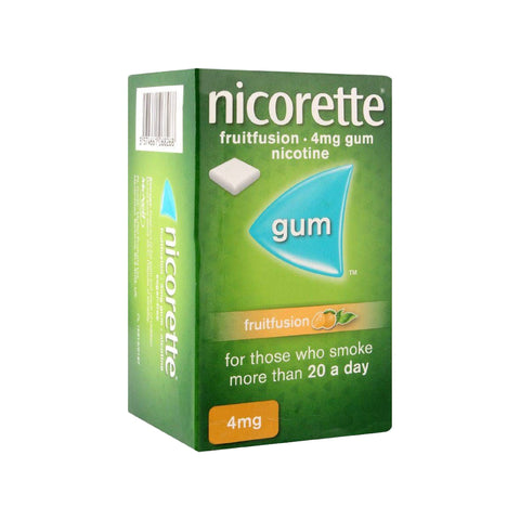 NICORETTE GUM FRUITFUSION 4MG