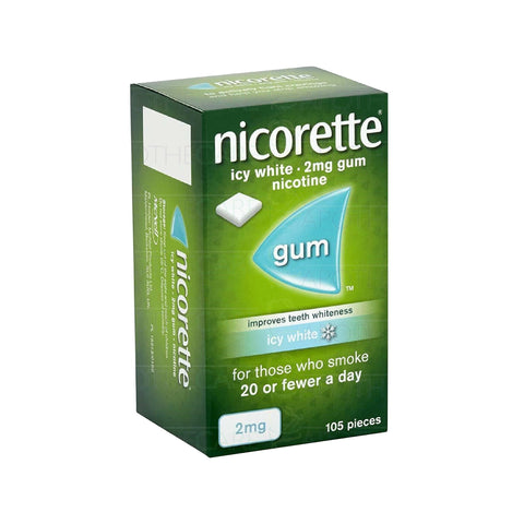 NICORETTE GUM ICY WHTE 2MG