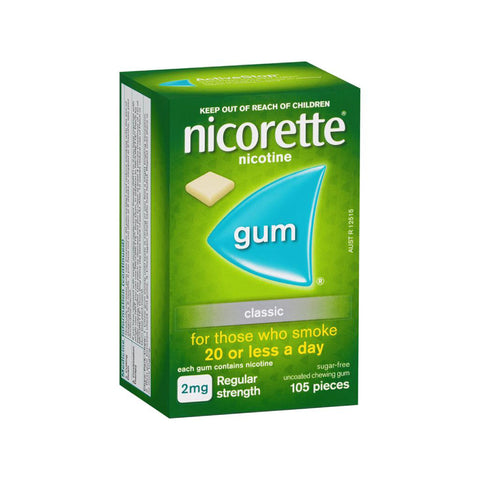 NICORETTE GUM ORIGINAL 2MG