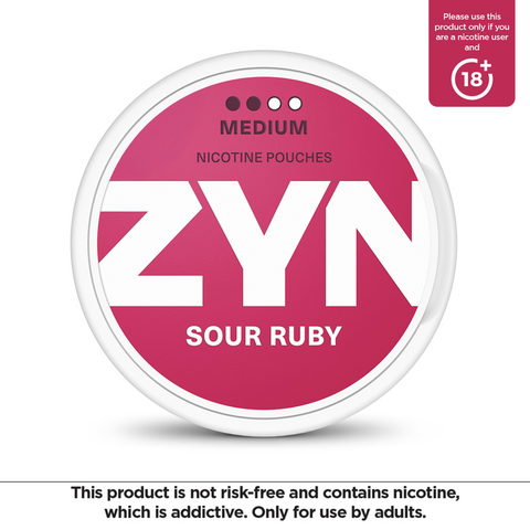 ZYN Sour Ruby Medium